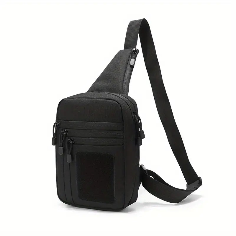 Tactical Shoulder Chest Pack Shoulder Crossbody Bag Black