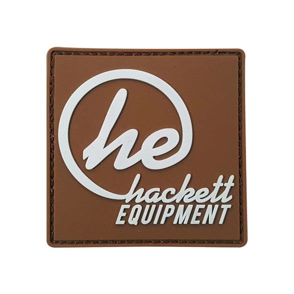 Brown ''HE'' Logo Patch