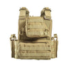 Mission Critical Plate Carrier Coyote Tan Back